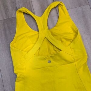Lululemon Bright Yellow Racerback Tank
